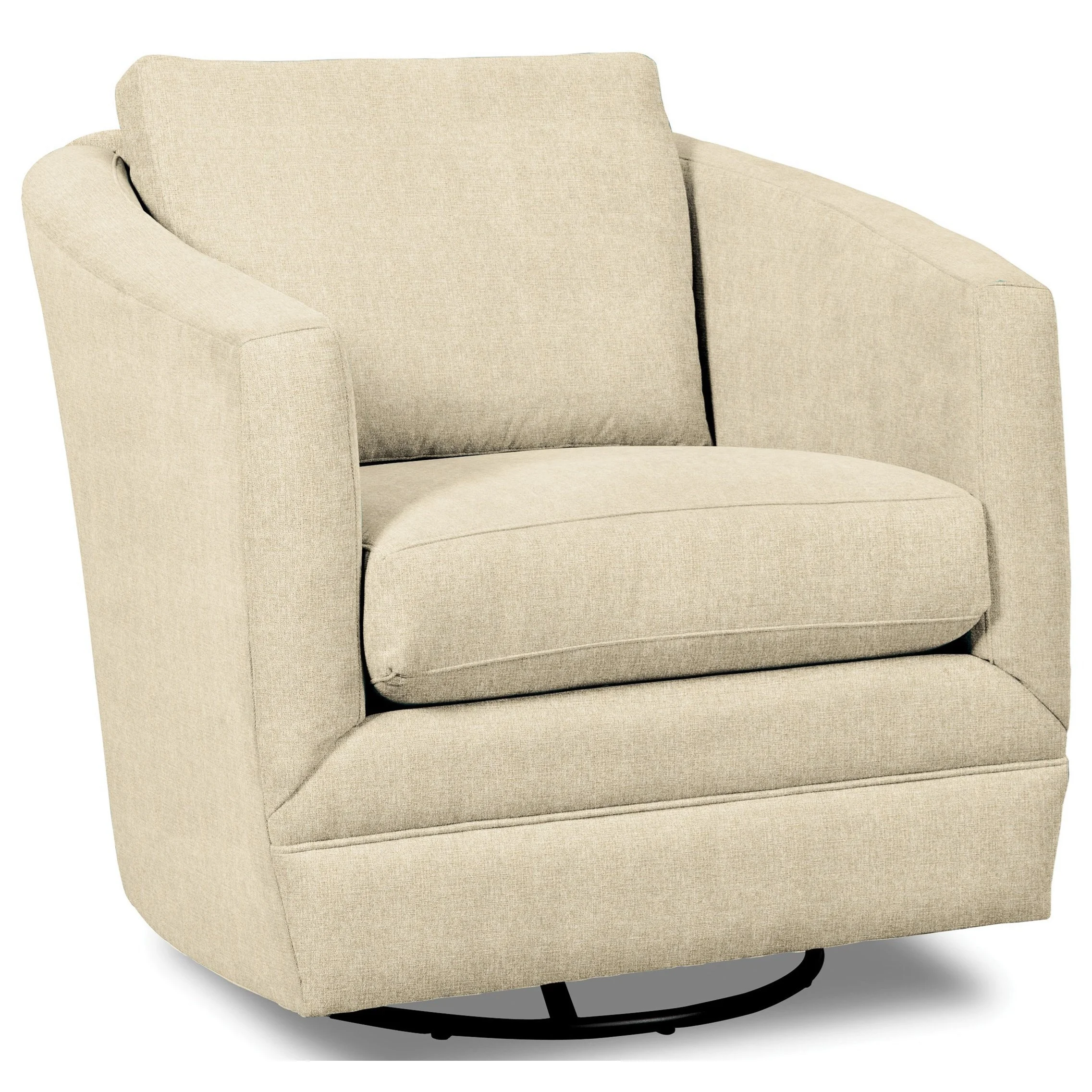 Hickory Craft Accent Chairs 063710SC GUEST LIST31 Swivel Barrel Chair
